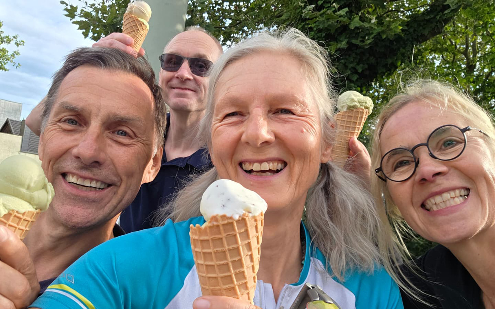 Radieschen-Eis